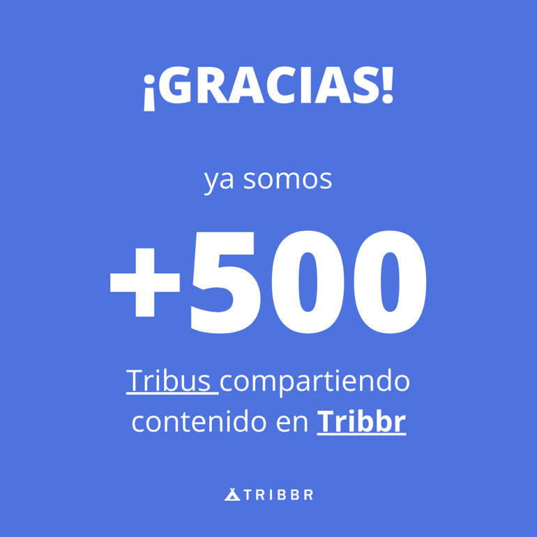 ¡Ya somos +500!