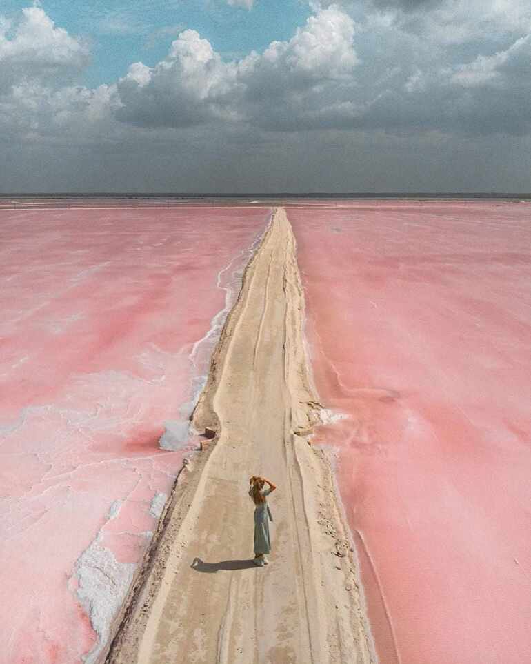 El Lago Rosa de las Coloradas, Yucatán