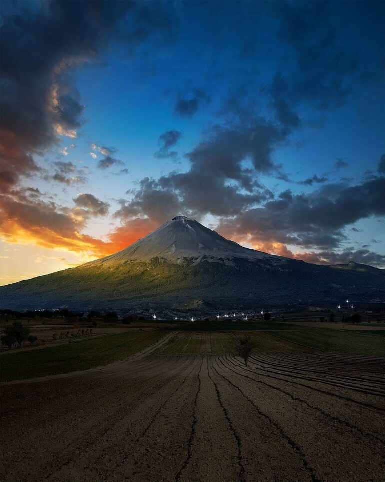 Volcán Popocatépetl Puebla, México. 🇲🇽