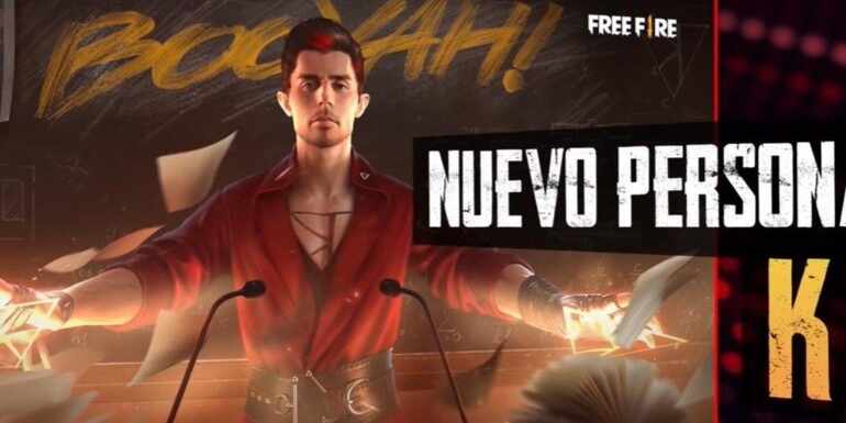 Llega el nuevo personaje K a free fire