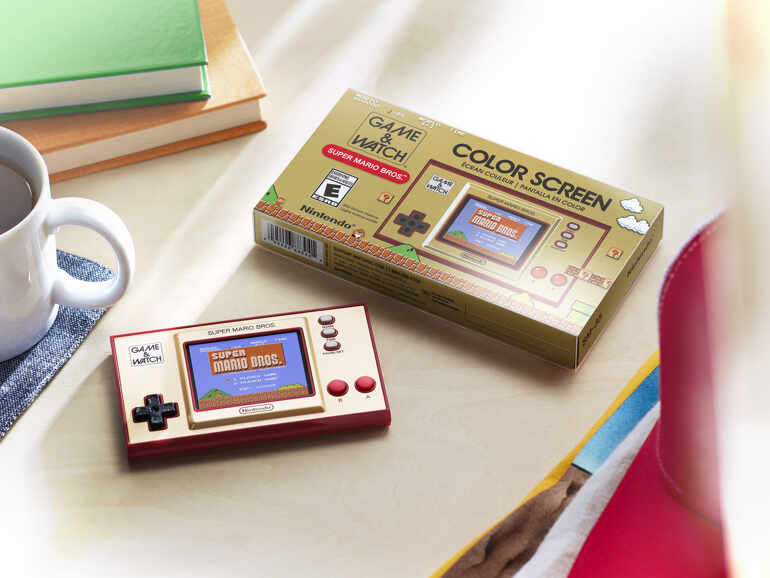 El legendario Nintendo Game & Watch está de regreso: con LCD y Super Mario Bros