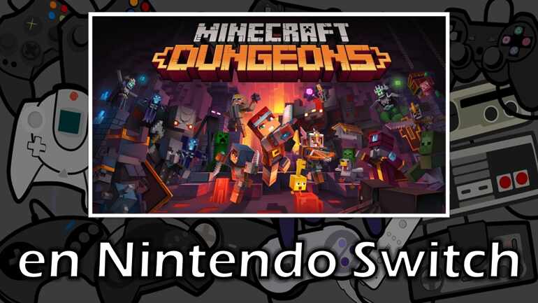 Minecraft Dungeons en Nintendo Switch.