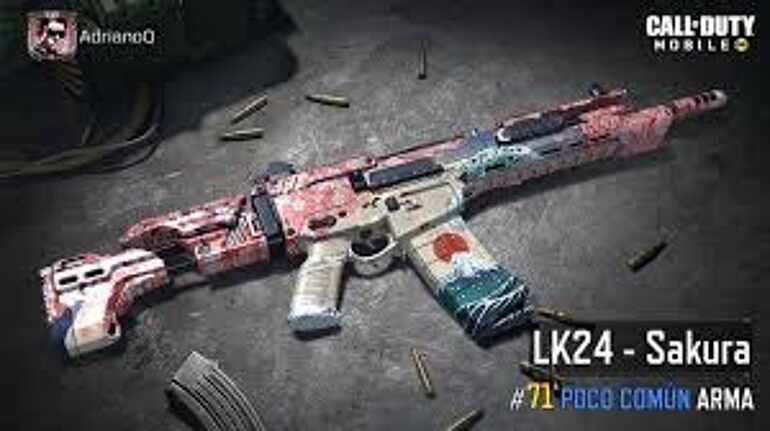 LK24 "Sakura" Gratis - Call Of Duty Mobile