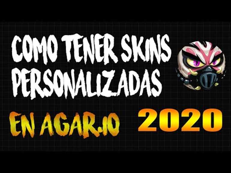 COMO TENER SKINS PERSONALIZADAS 🔥 EN AGAR.IO 2020 / JACKSHAPER