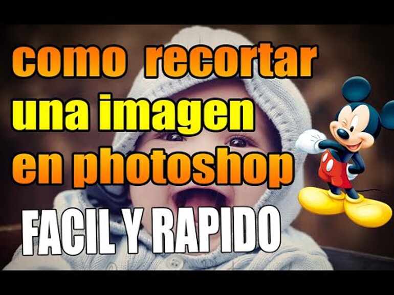 COMO RECORTAR UNA IMAGEN EN PHOTOSHOP CS6 FACIL Y RAPIDO / 2020