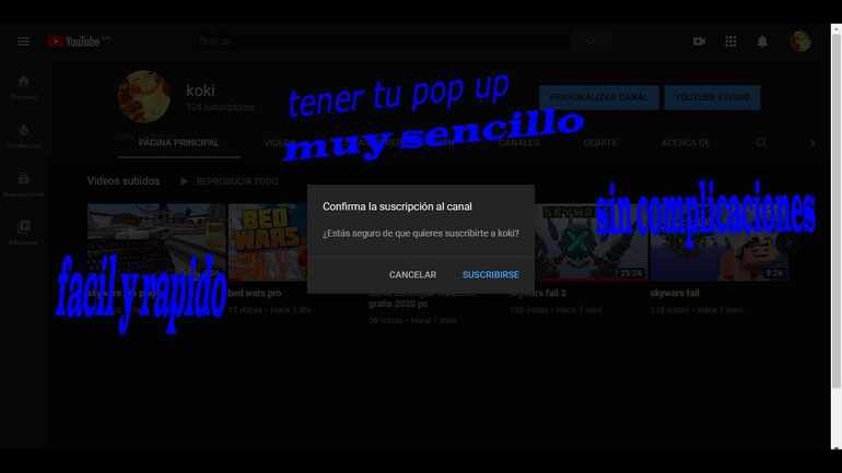 Cómo hacer tu pop up