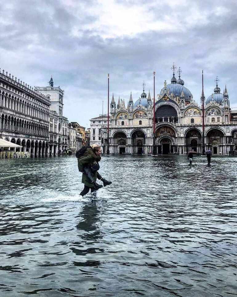 Así estuvo Venecia hoy 😓