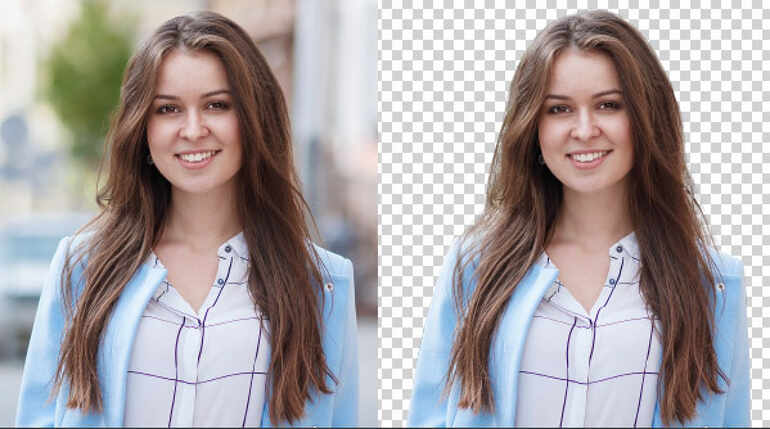 ¿como remover el fondo a una fotografia en photoshop?