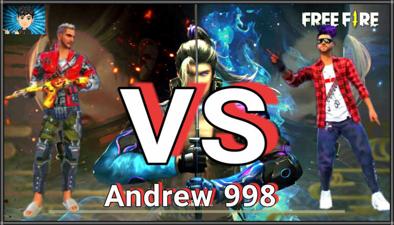 Free fire*(Andrew 998.(VS).El ganador del Sorteo)QUE TIROS ÉPICOS😰