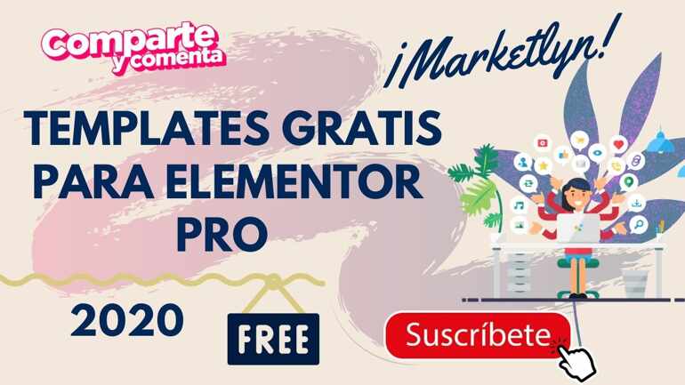 💥Template GRATIS para elementor 🤩 crea tu sitio web 💯nivel principiantes 2020