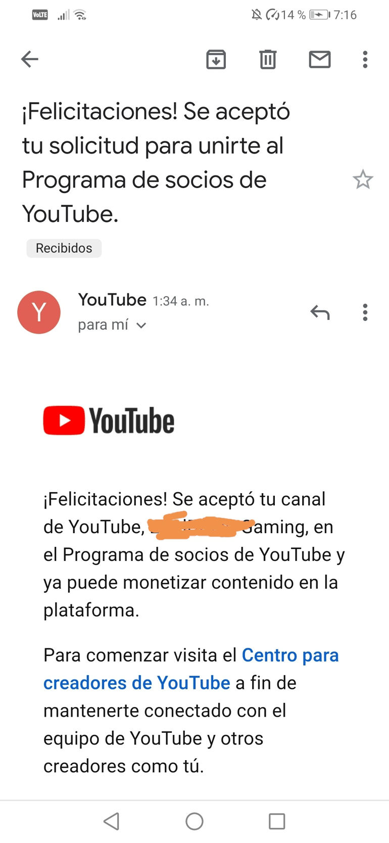 Un día Genial para mi canal