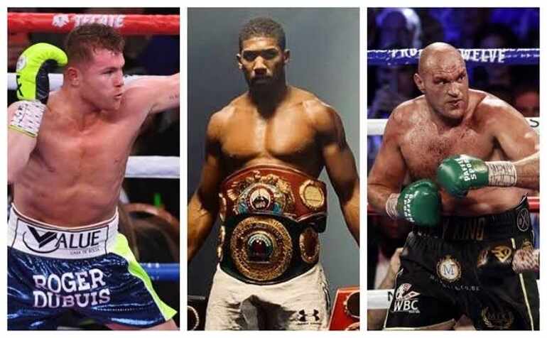 Calendario de peleas de Boxeo 2020 - 2021, Jhoshua, Fury, Canelo entre Otros