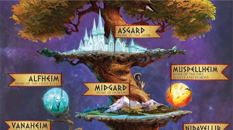 Los 9 mundos de El Arbol Yggdrasil