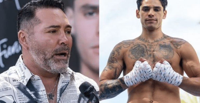 Oscar De la Hoya revelo por que abandono a Ryan Garcia despues de la pelea