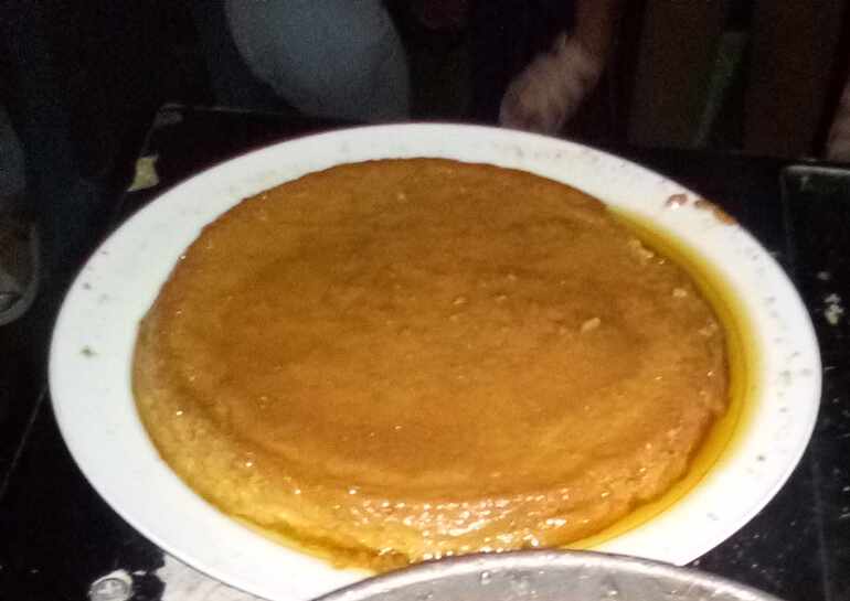 Flan de zanahoria